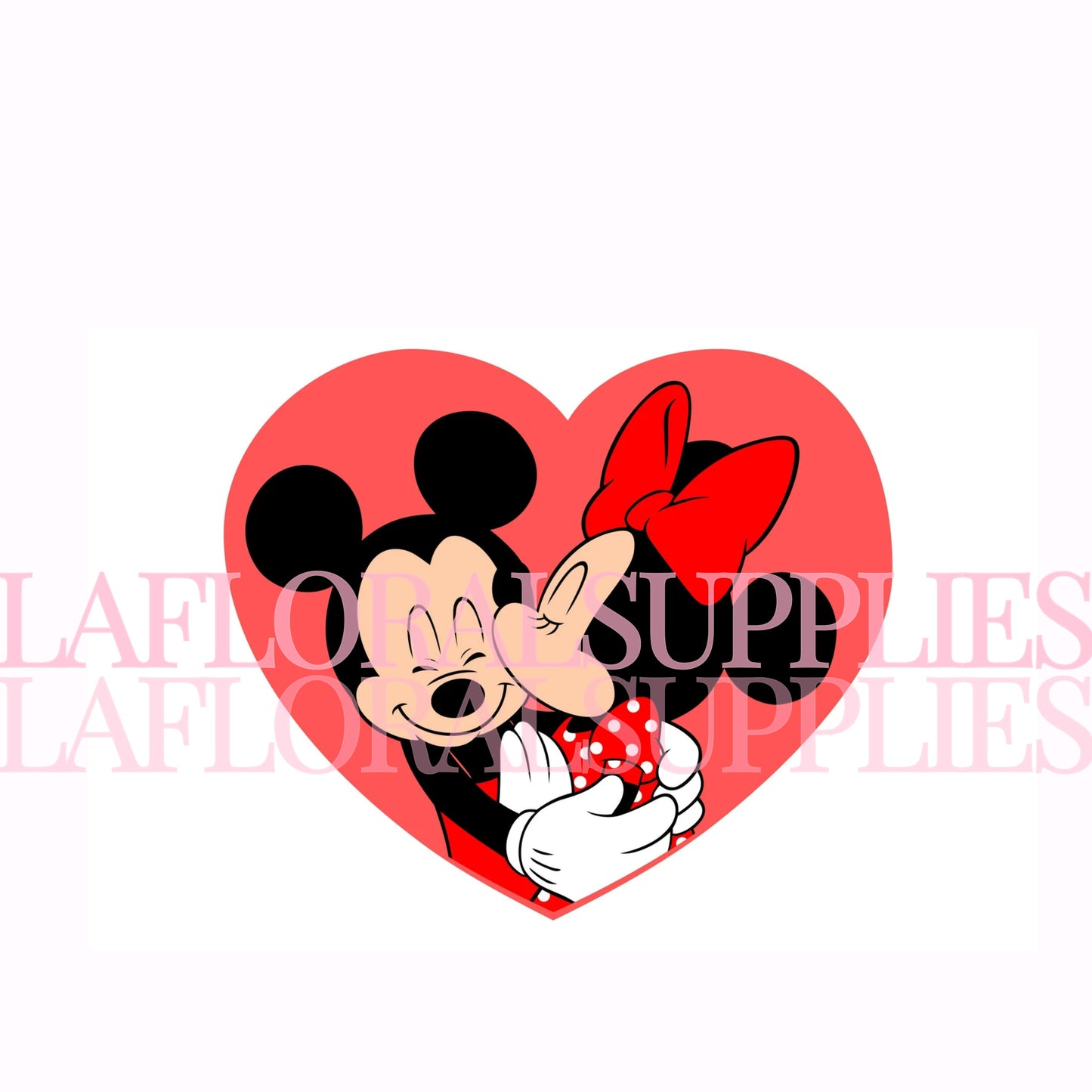 Minnie & Mickey Valentine's Day Printed Topper