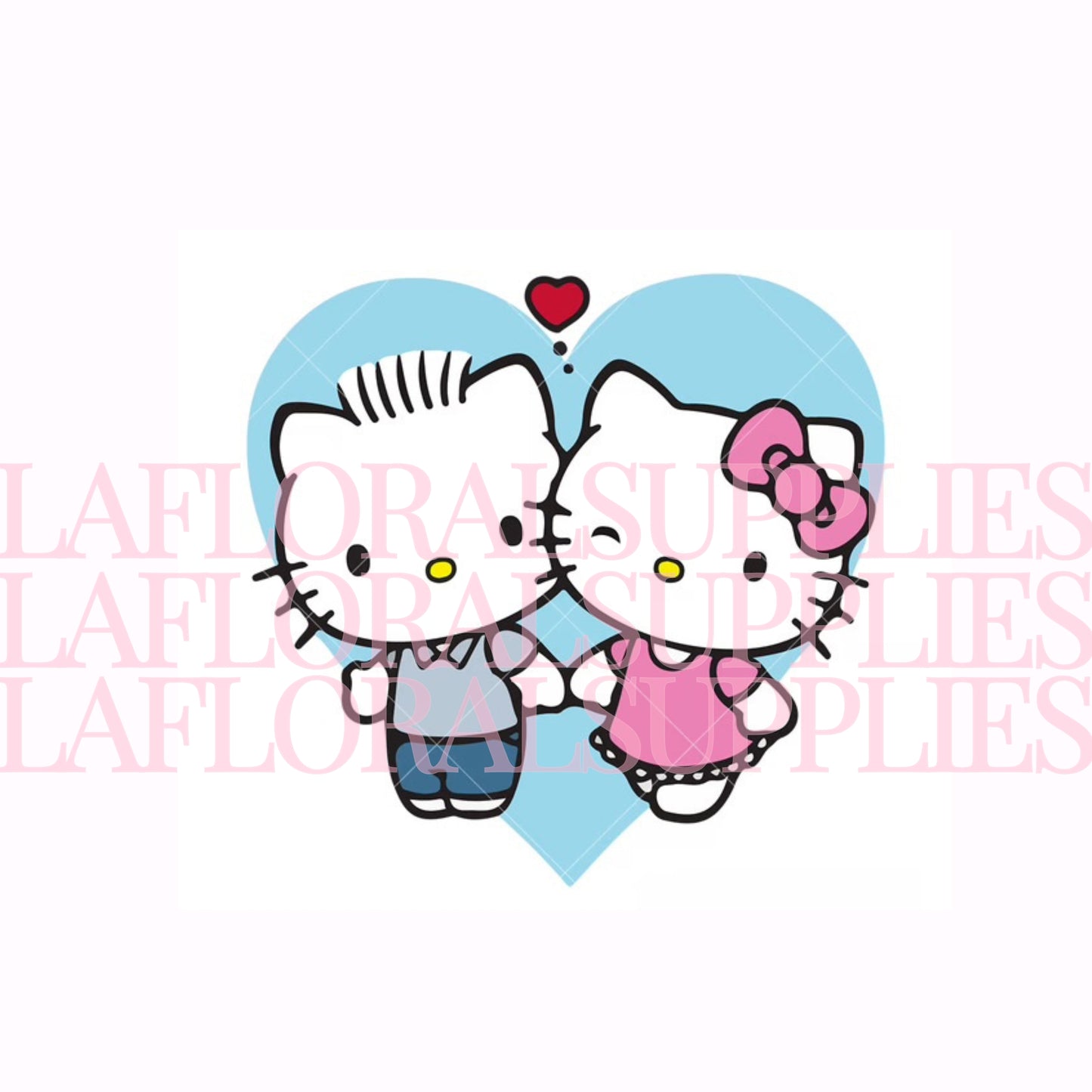 Dear Daniel & Hello Kitty Valentine's Day Printed Topper