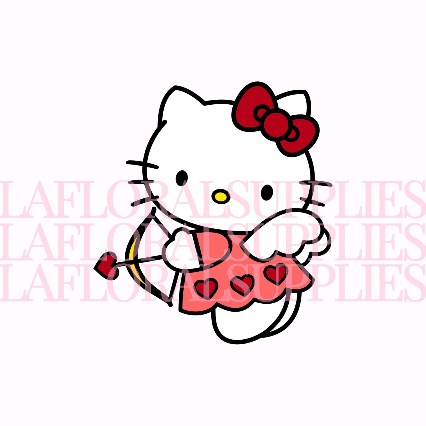 Hello Kitty Cupid Valentine's Day Topper