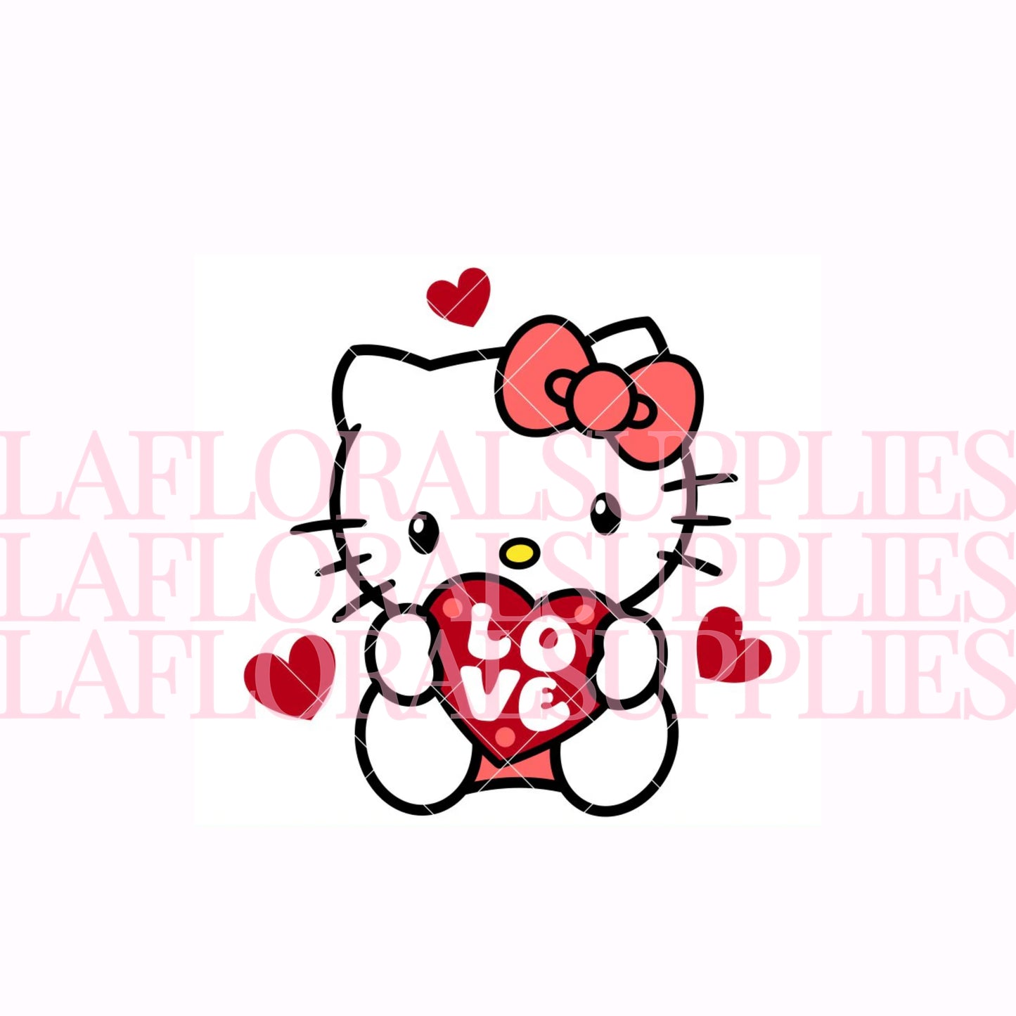 Hello Kitty Love Heart Valentine's Day Topper