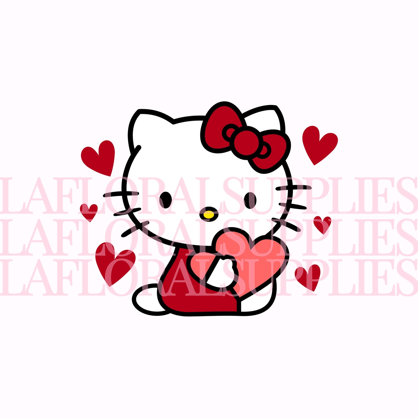Hello Kitty Heart Valentine's Day Topper