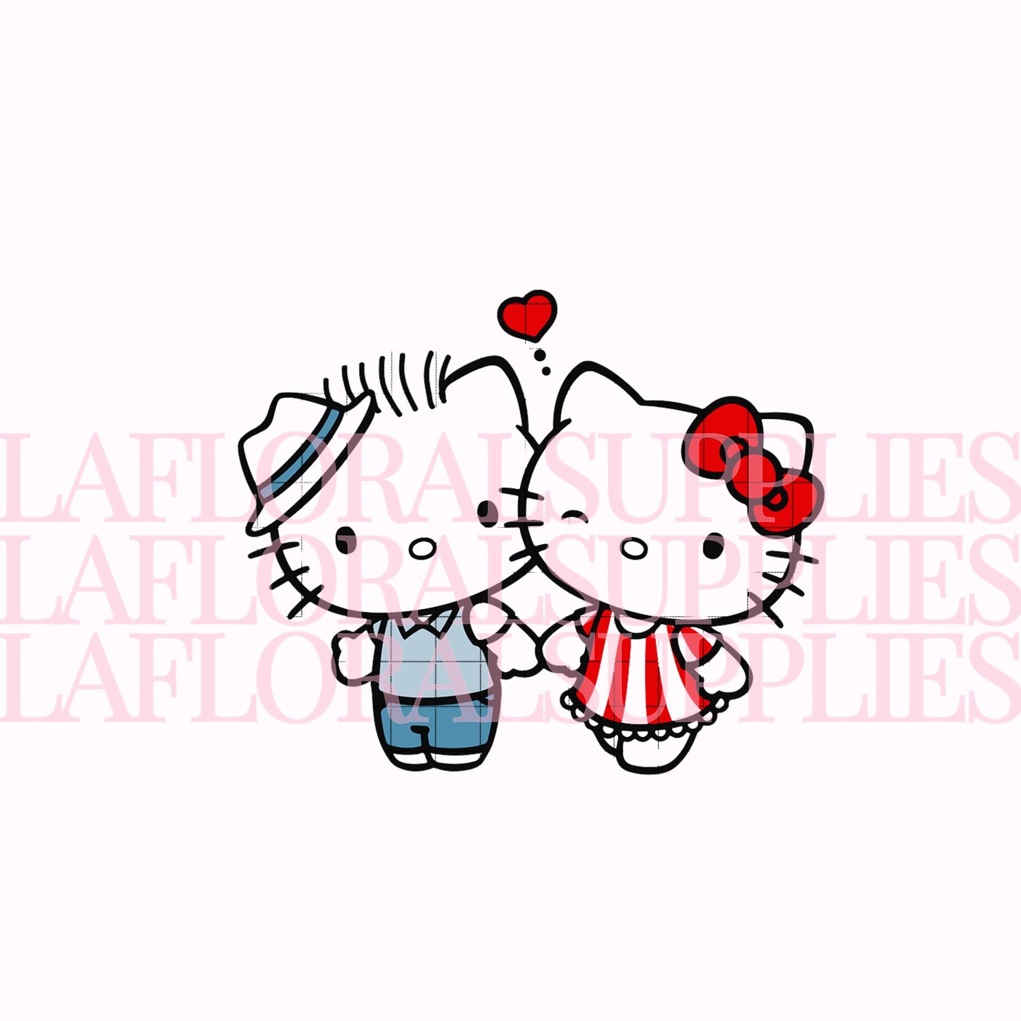 Dear Daniel & Hello Kitty Valentine's Day Printed Topper