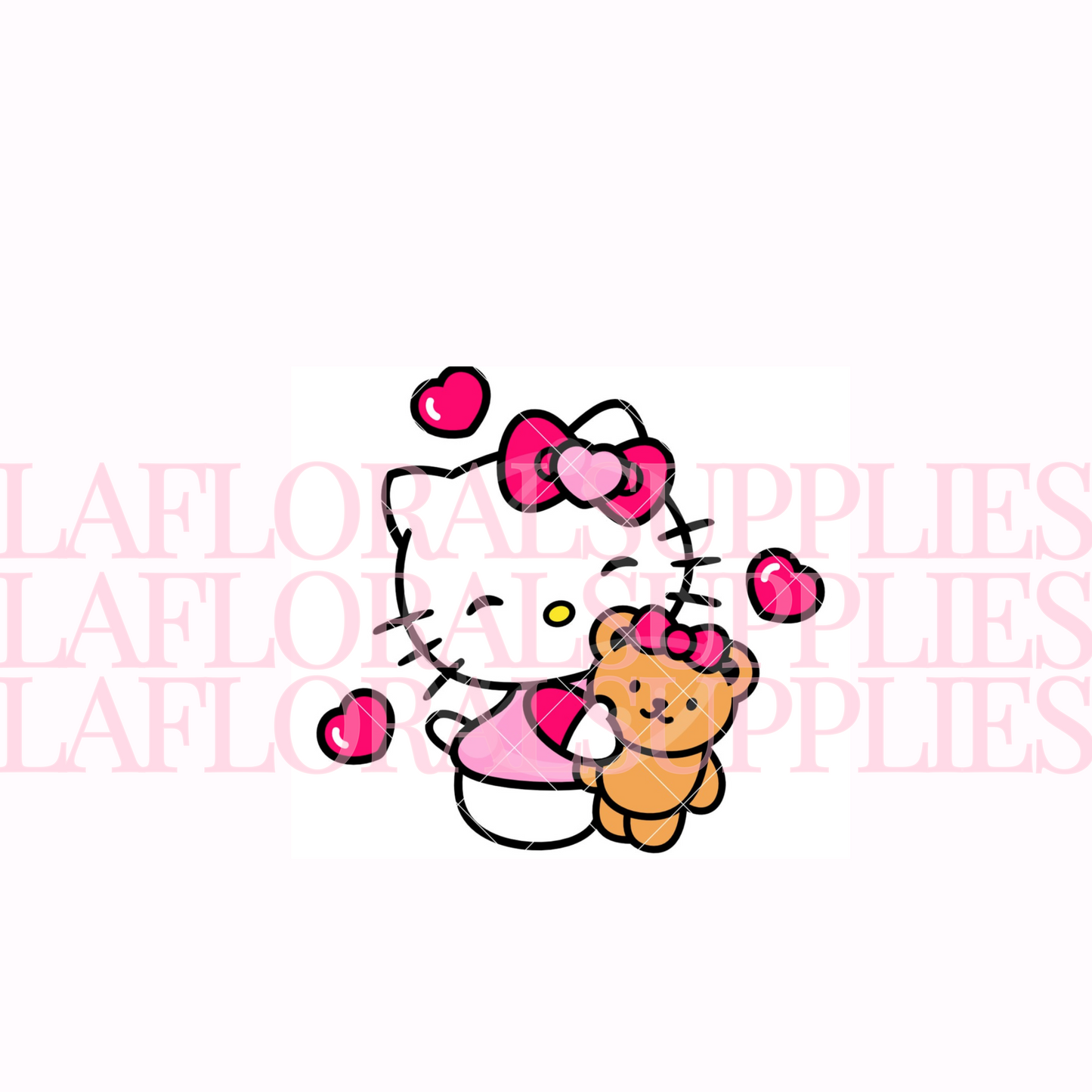 Hello Kitty Bear Valentine's Day Topper