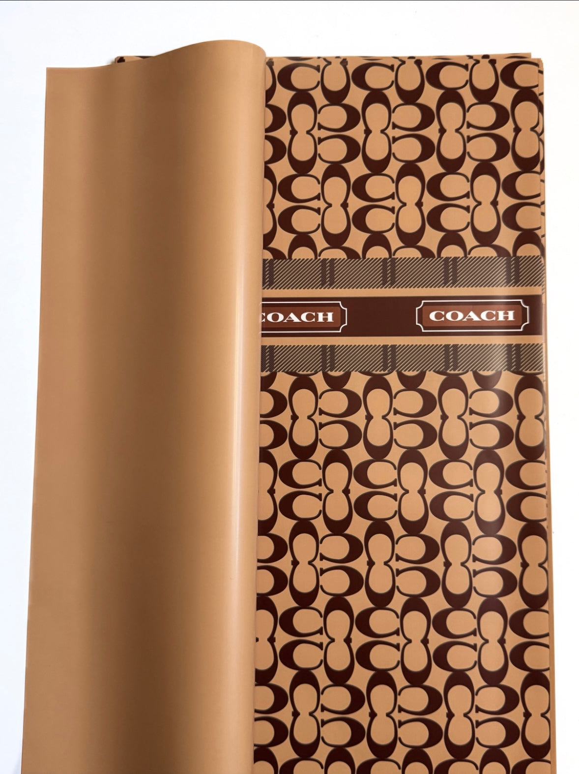 Brown C Wrapping Luxury Paper