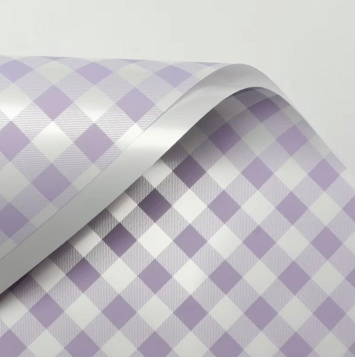 Solid Purple Picnic Floral Paper