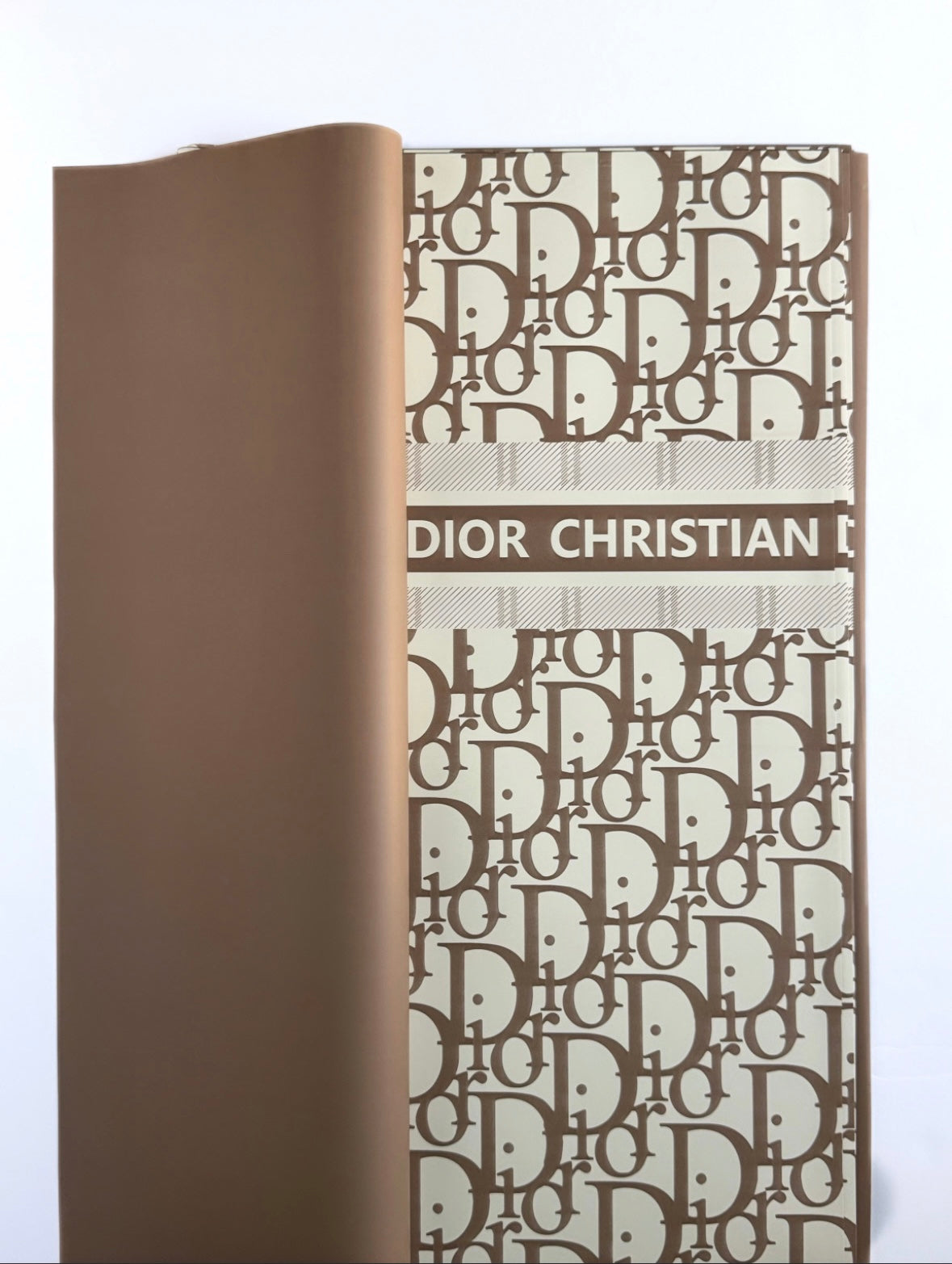 Brown & Cream CD Wrapping Luxury Paper