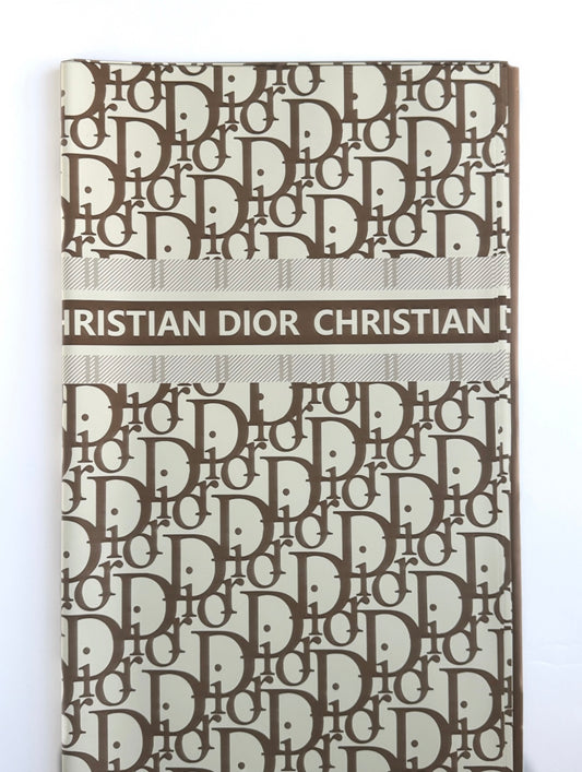 Brown & Cream CD Wrapping Luxury Paper