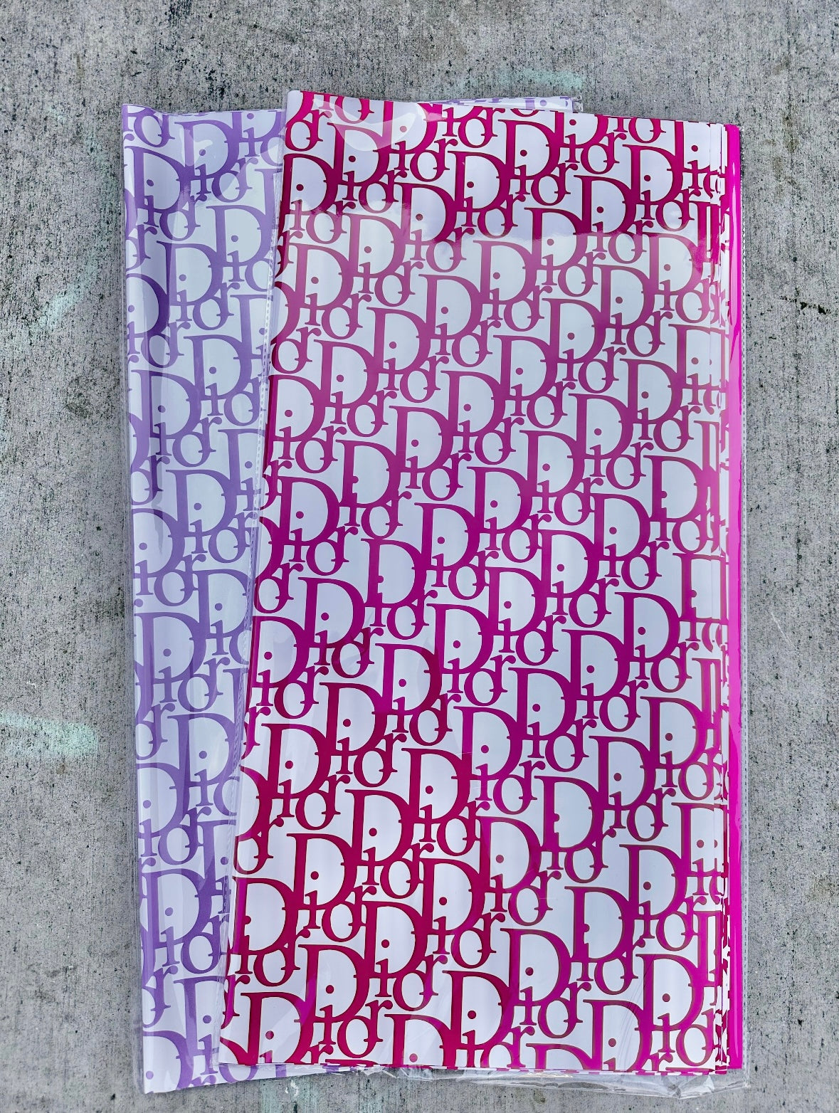 Purple & White CD Wrapping Luxury Paper