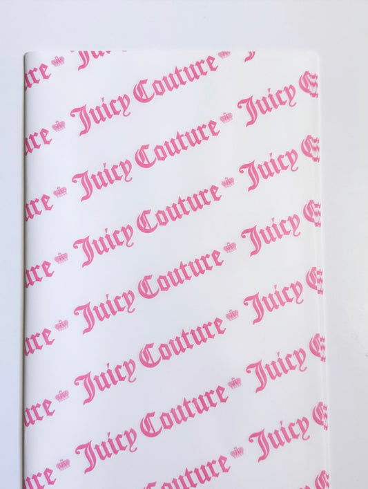 White Pink Juicy Wrapping Luxury Paper