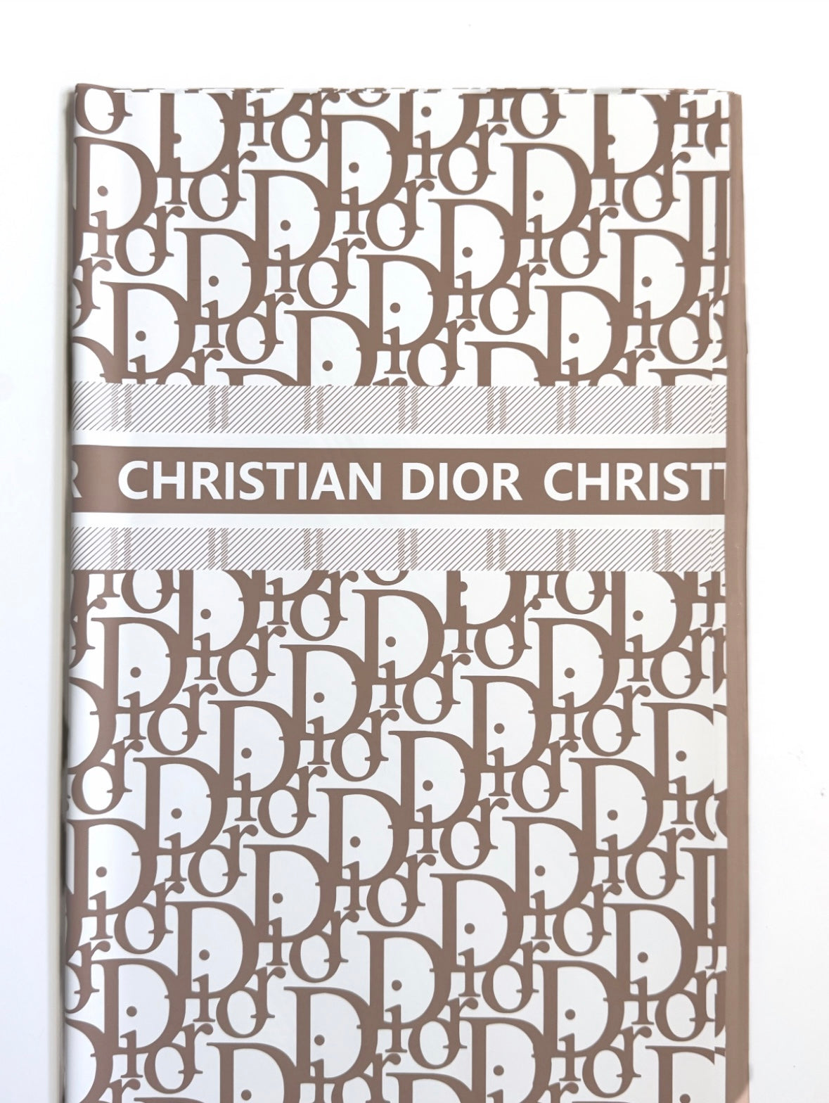 Brown & White CD Wrapping Luxury Paper
