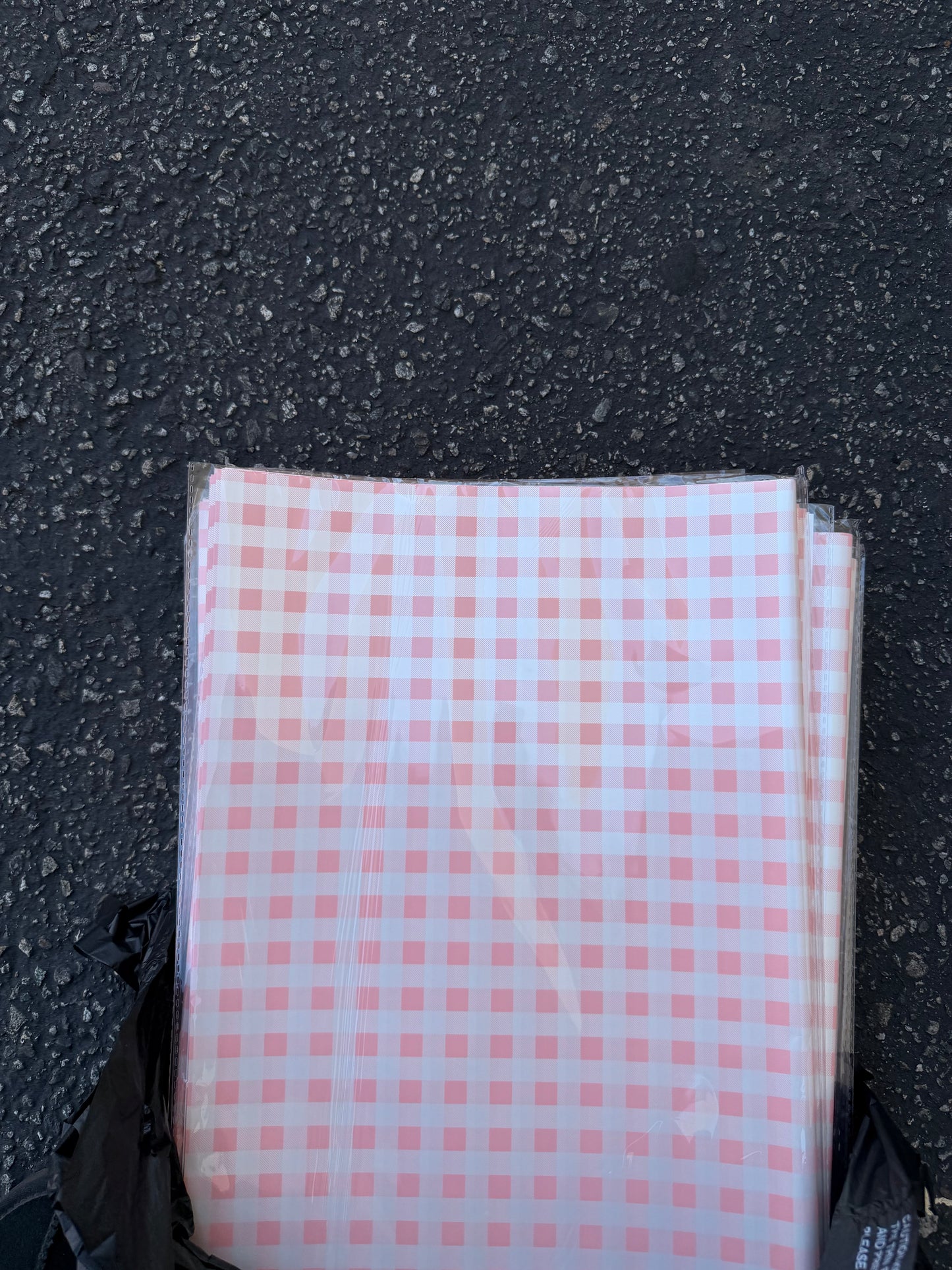 Solid Pink Picnic Floral Paper