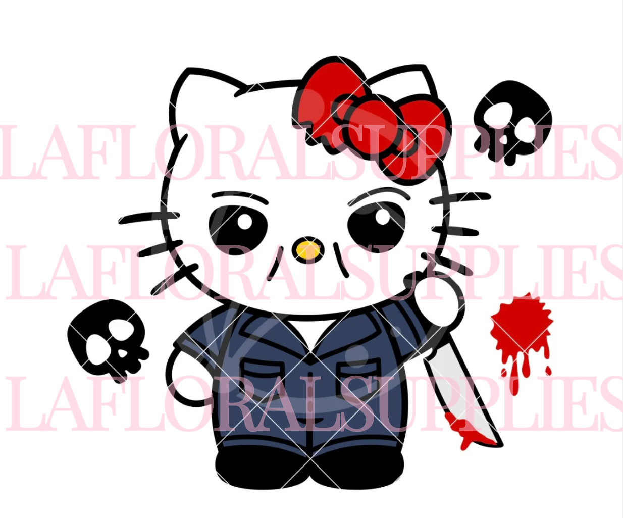 Michael Myers Hello Kitty Halloween Topper