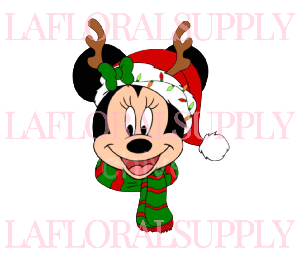 Printed Mickey Mouse Christmas Topper