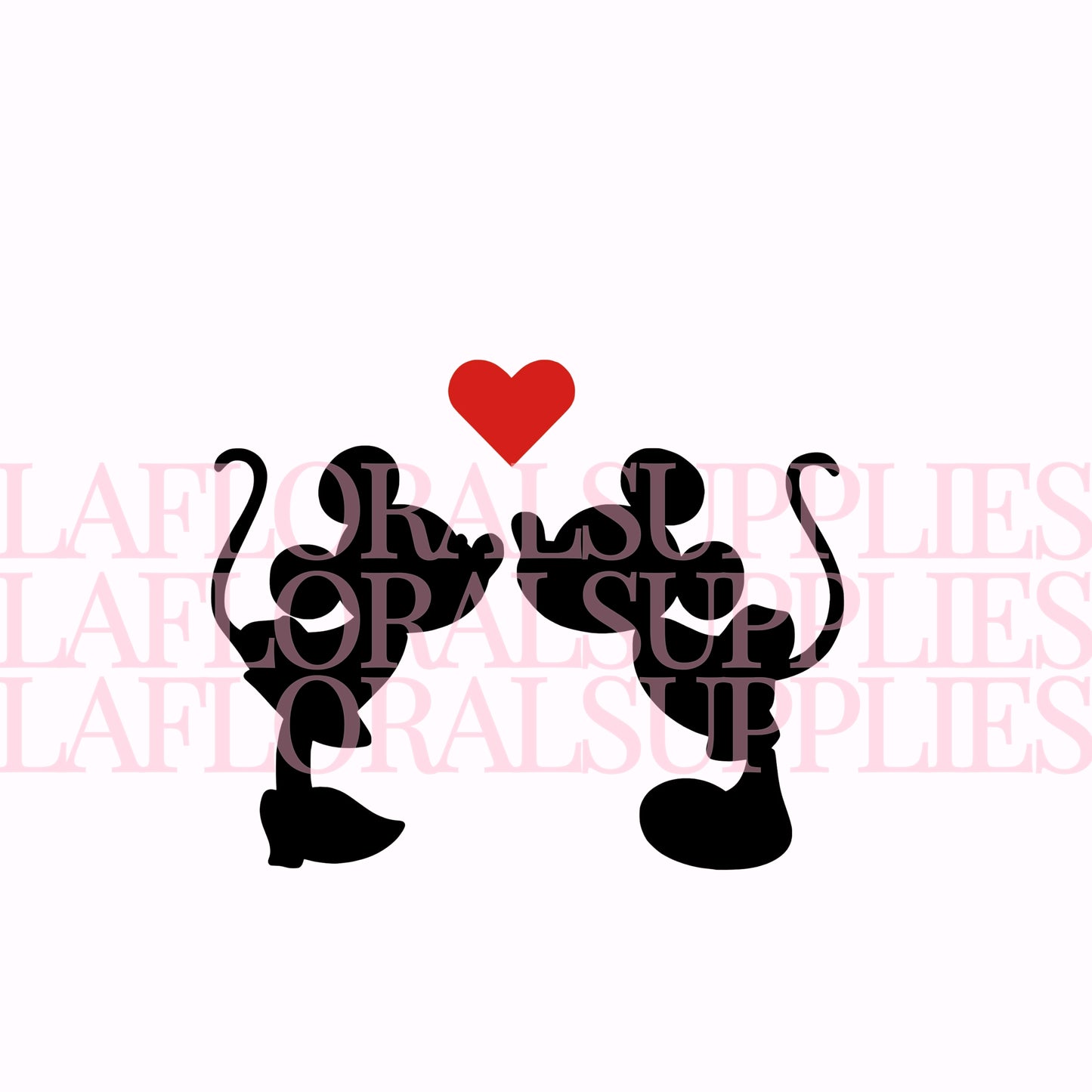 Minnie & Mickey Valentine's Day Topper