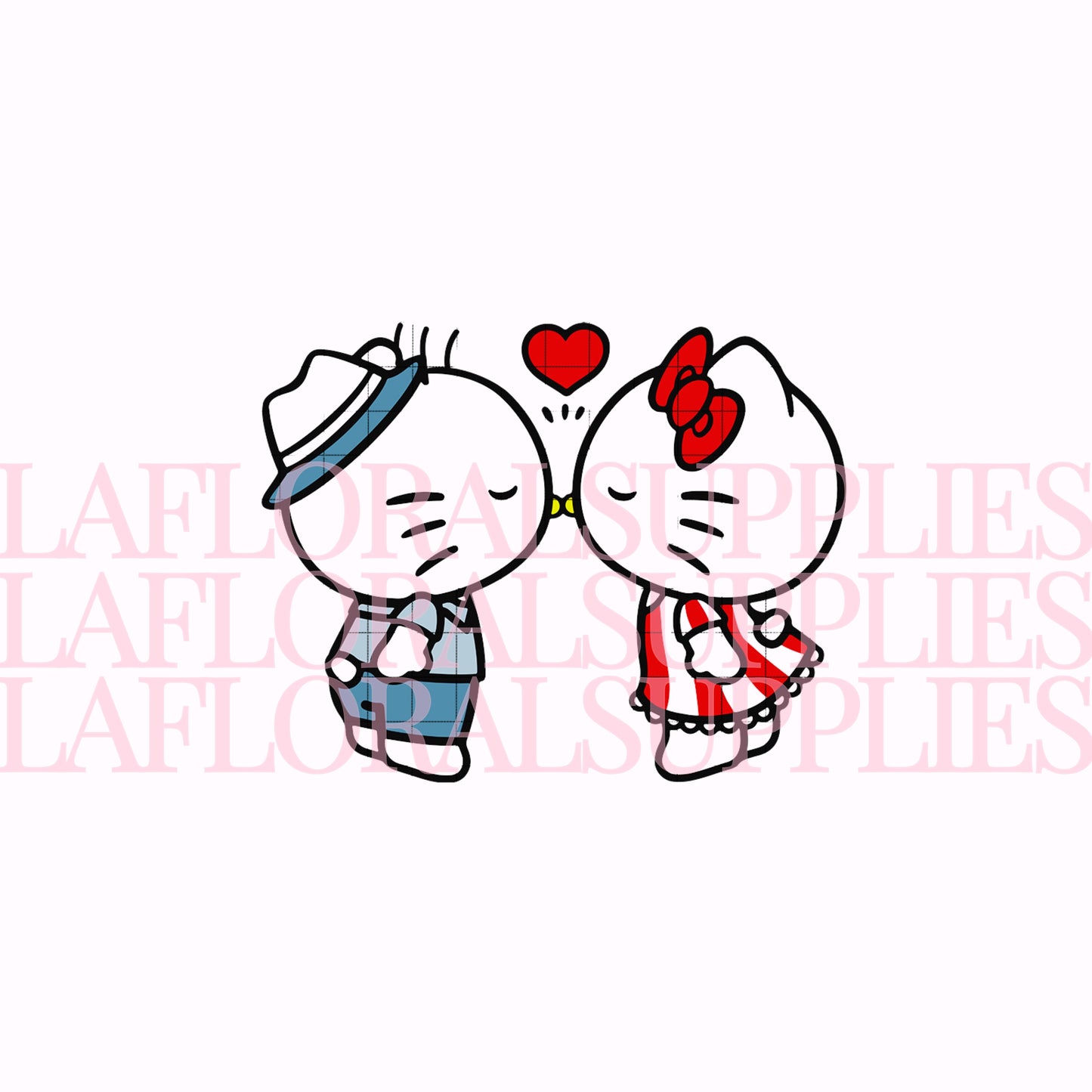 Dear Daniel & Hello Kitty Valentine's Day Printed Topper