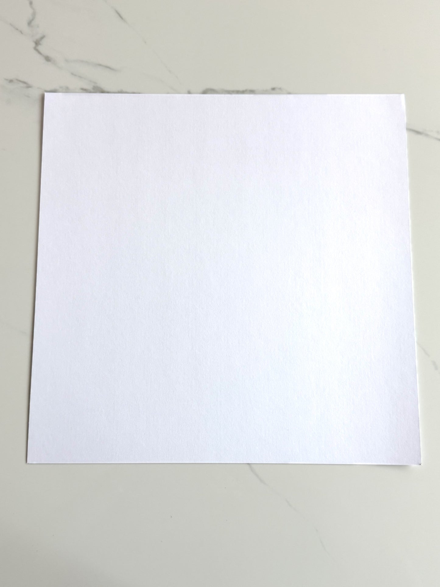 White Regular Cardstock