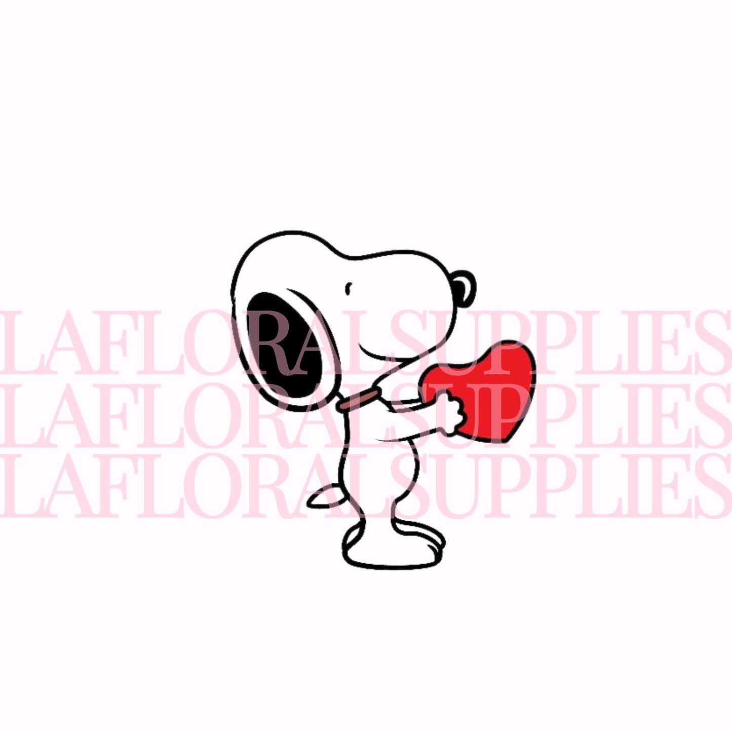 Snoopy Valentine's Day Printed Topper