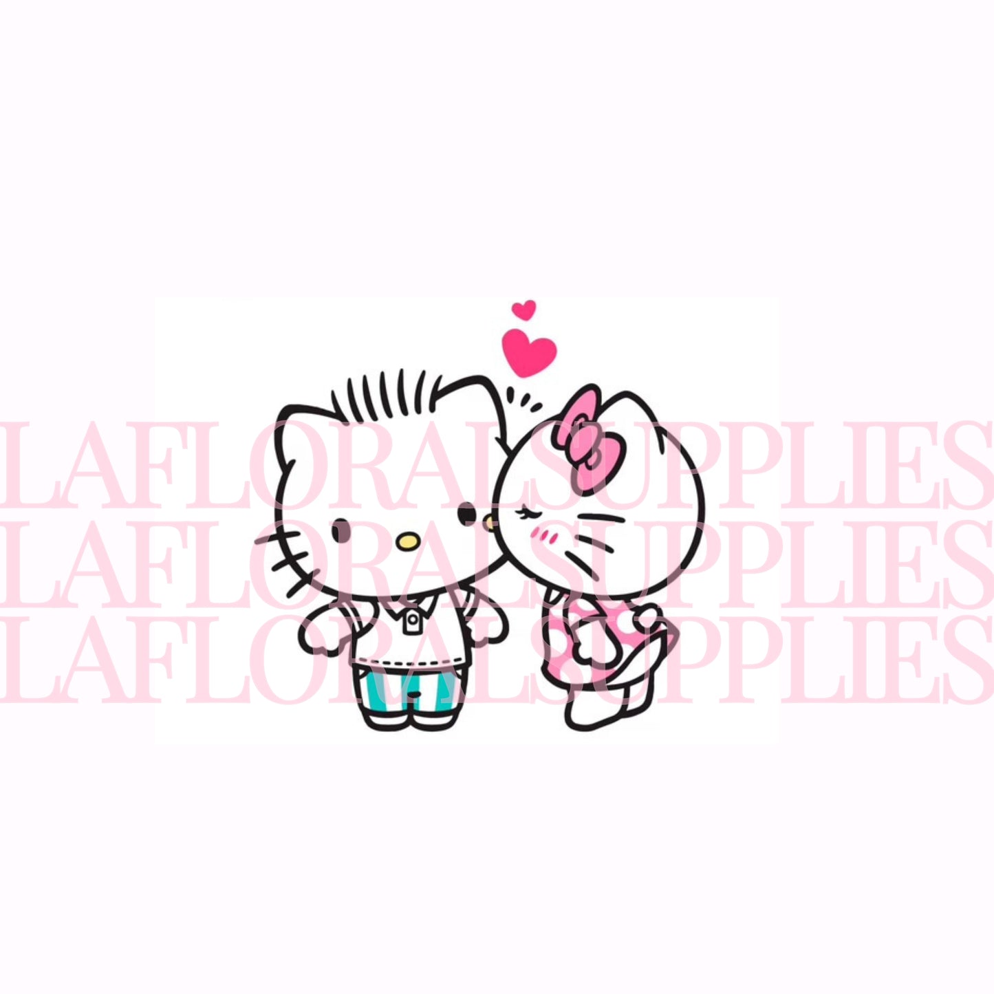Dear Daniel & Hello Kitty Valentine's Day Printed Topper