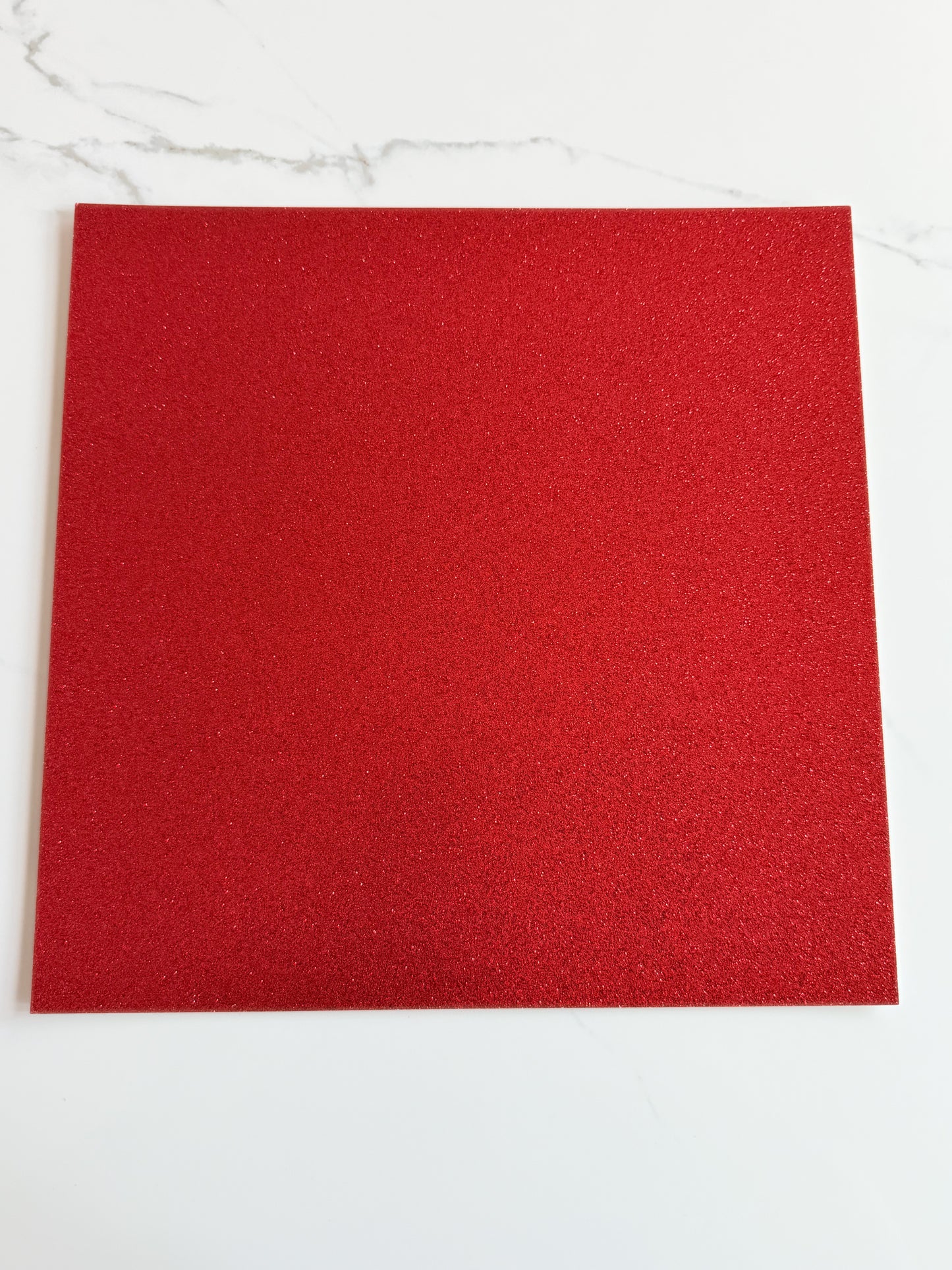 Red Glitter Cardstock
