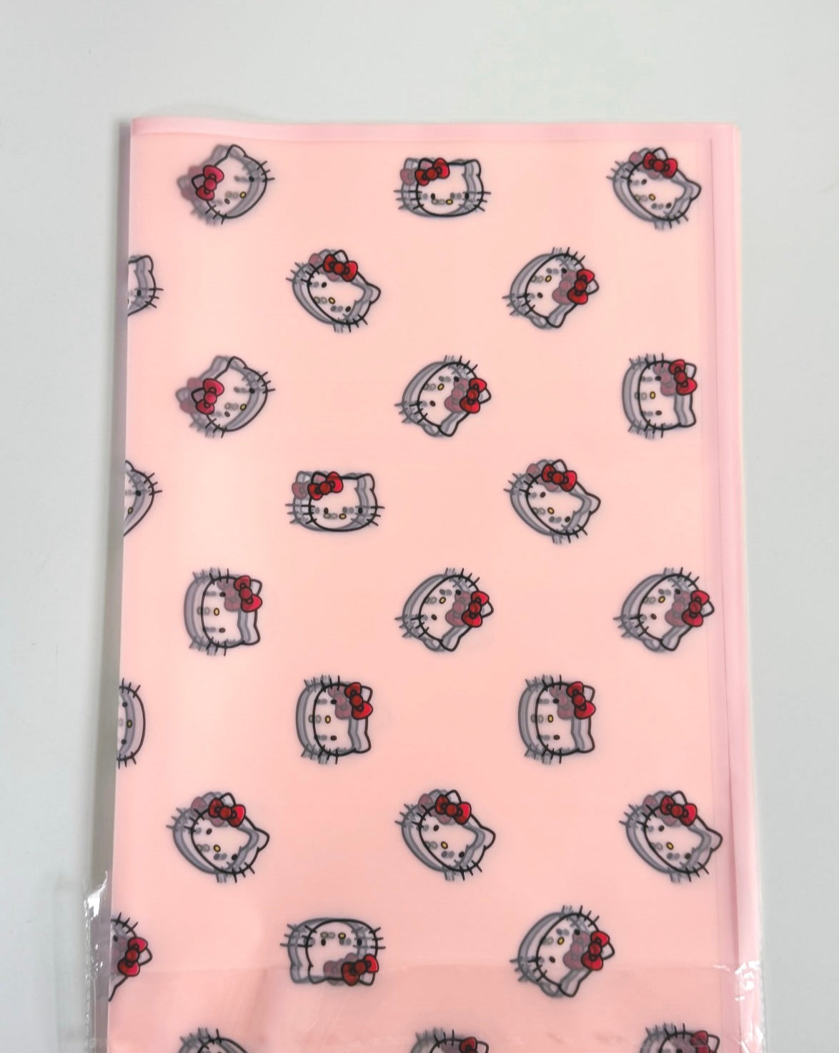 Pink Hello Kitty Floral Paper (Red Bow)