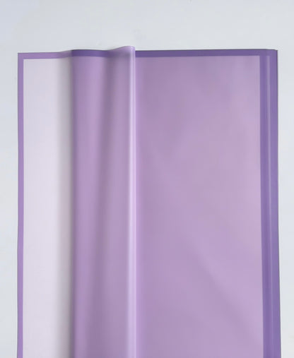 Purple Frosted Floral Paper (Border)