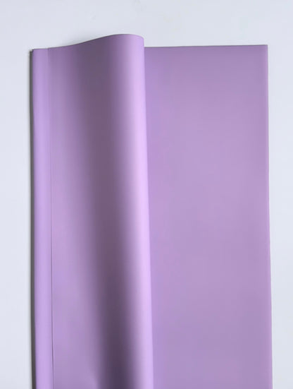 Solid Purple Floral Paper