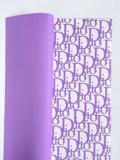 Purple & White Dior Wrapping Luxury Paper