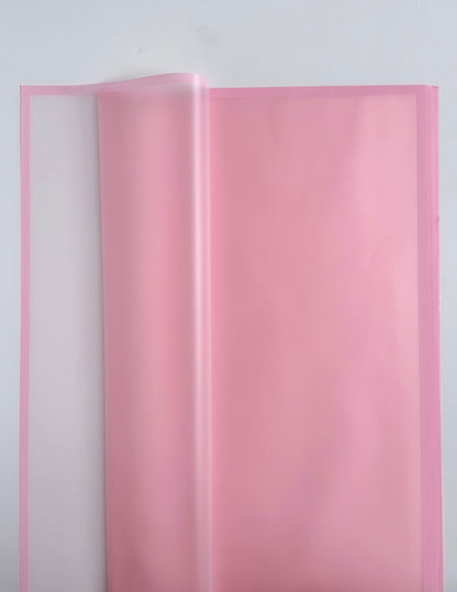 Pink Frosted Floral Paper (Border)