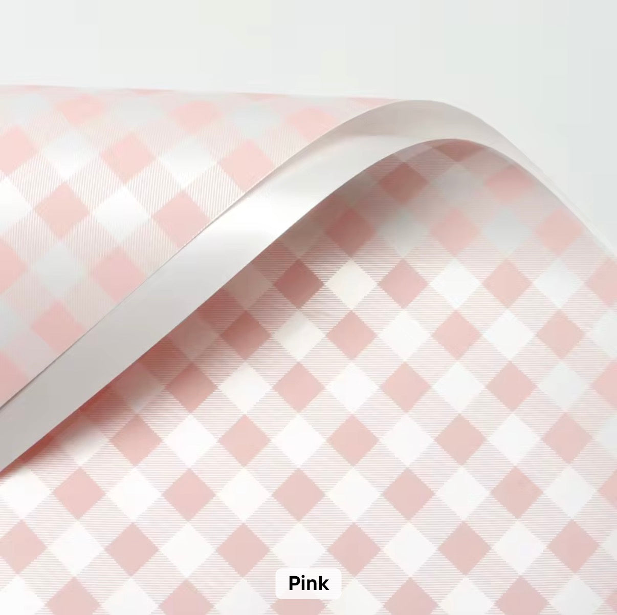 Solid Pink Picnic Floral Paper