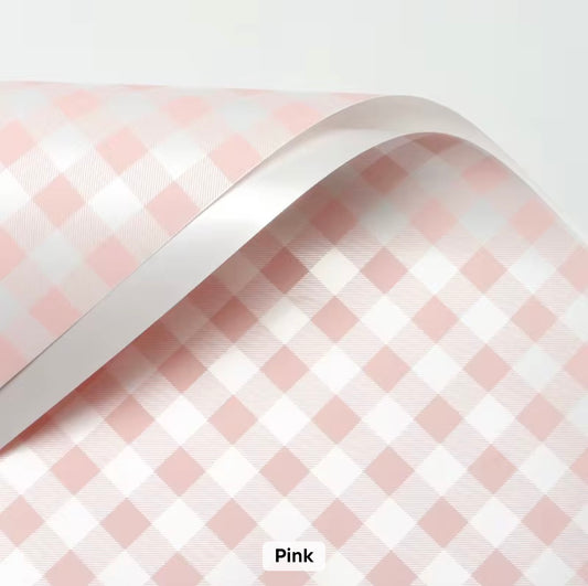 Solid Pink Picnic Floral Paper
