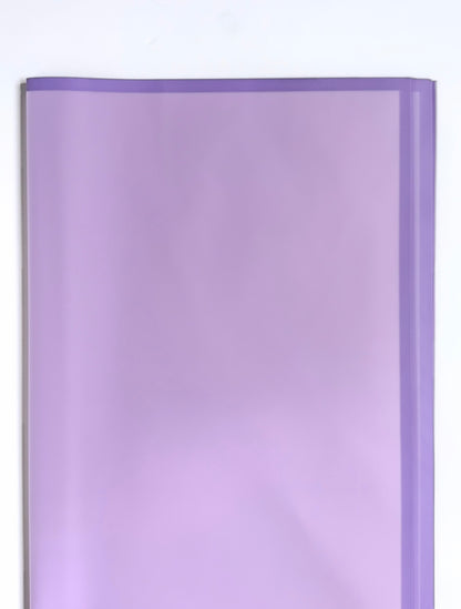 Purple Frosted Floral Paper (Border)