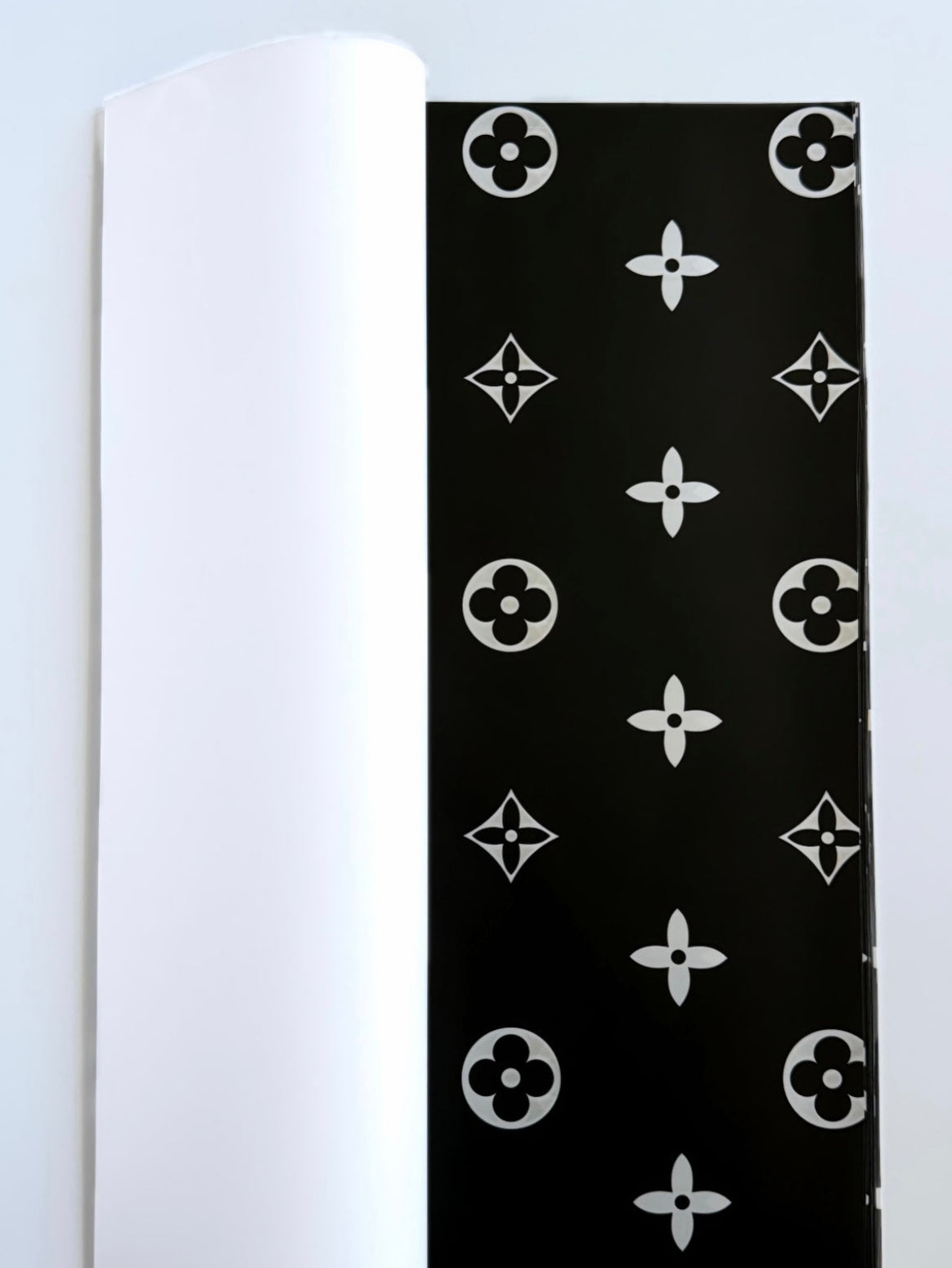 Black & White LV Luxury Paper