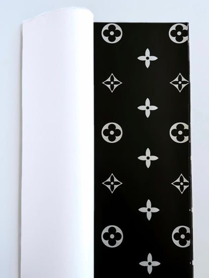 Black & White LV Luxury Paper