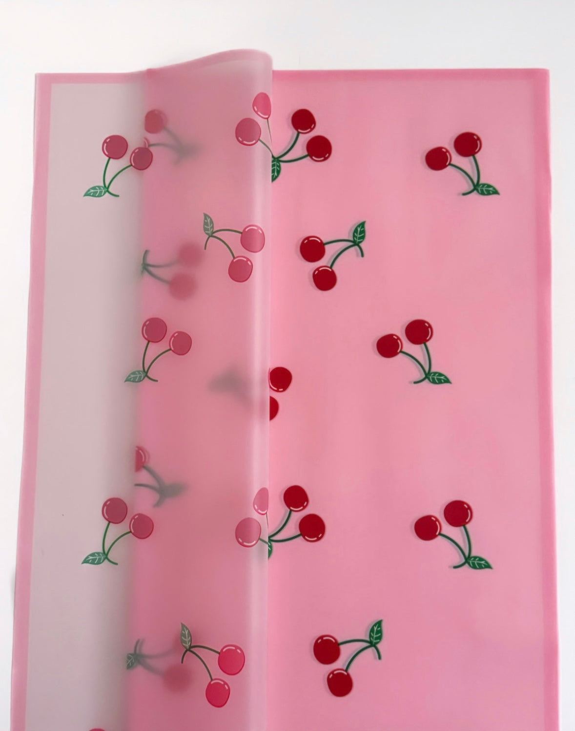 Pink Cherry Floral Paper