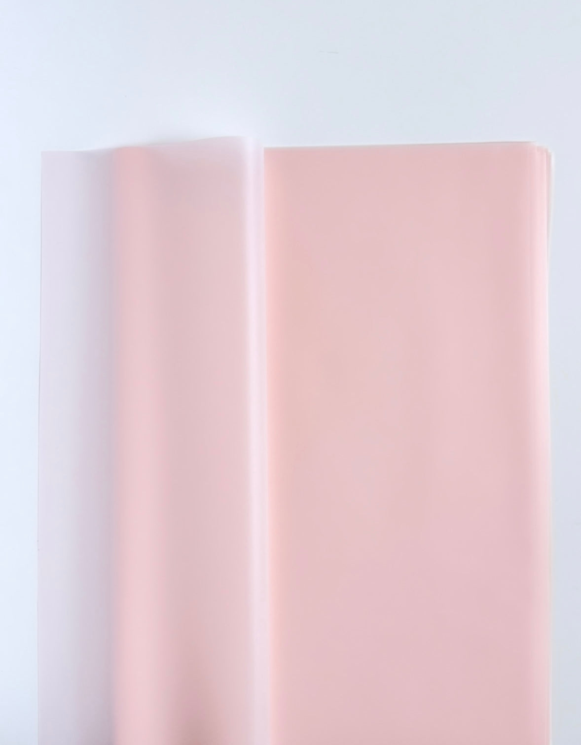 Frosted Light Pink Floral Paper