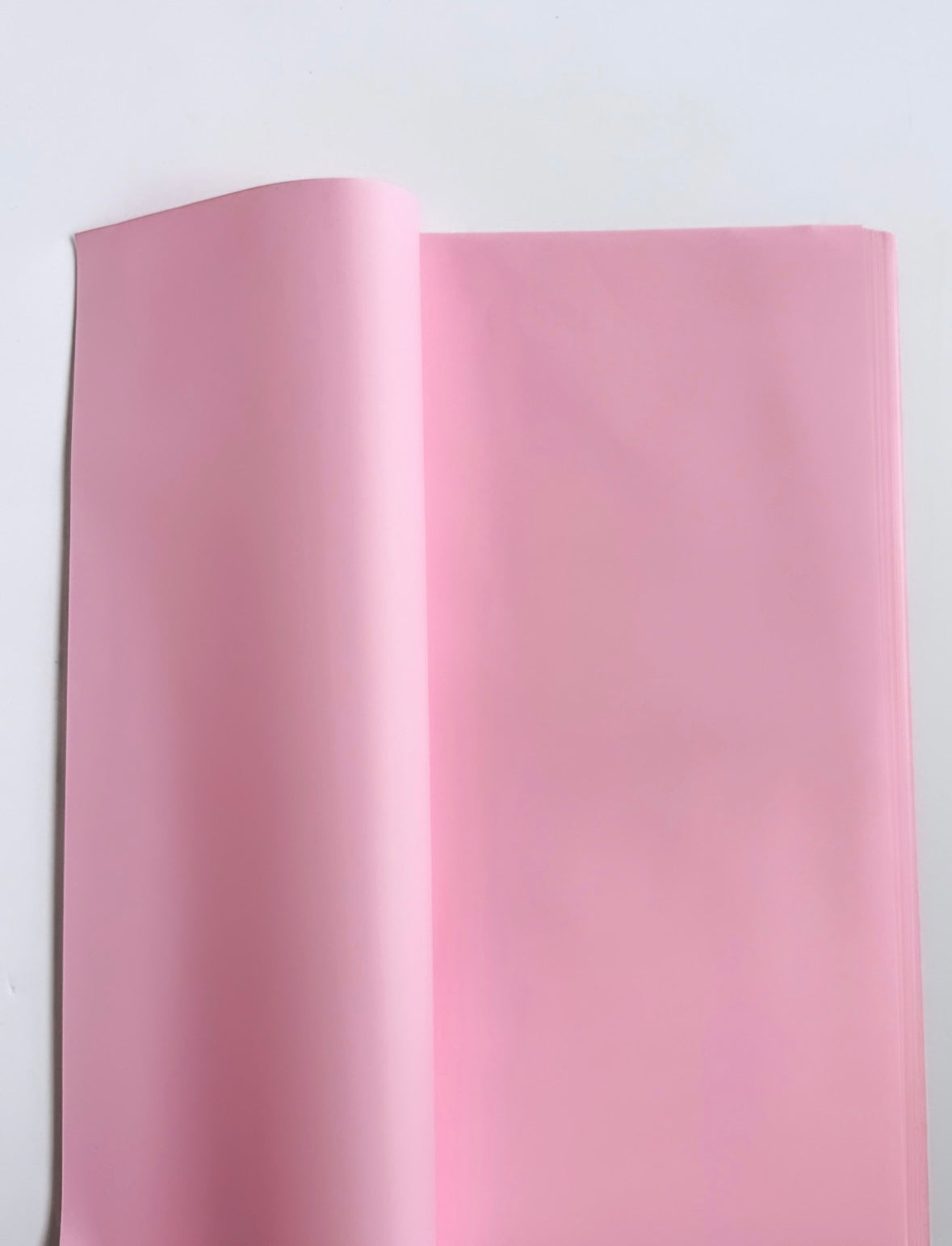 Solid Pink Floral Paper