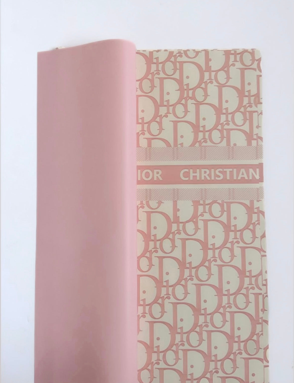 Pink CD Wrapping Luxury Paper (Cream & Pink)