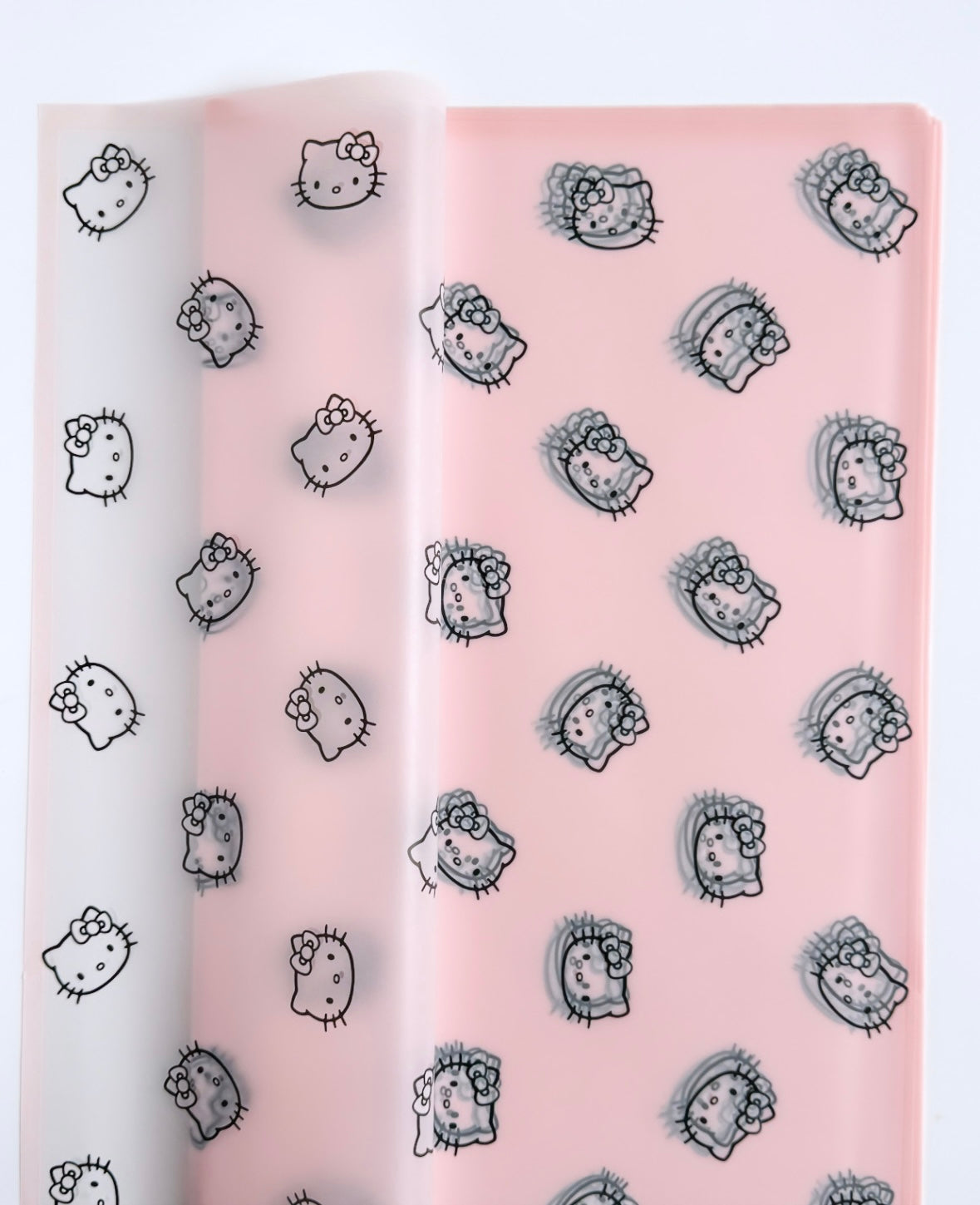 Pink Hello Kitty Floral Paper