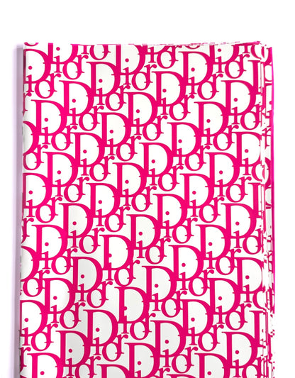 Hot Pink & White Dior Wrapping Luxury Paper