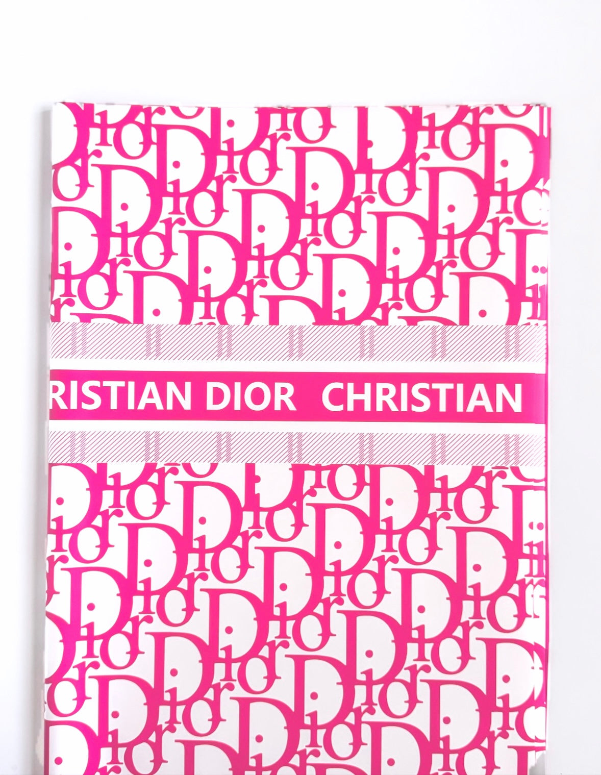 Hot Pink & White CD Wrapping Luxury Paper