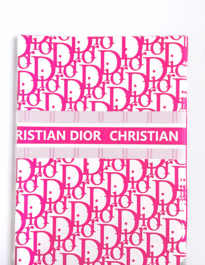 Hot Pink & White CD Wrapping Luxury Paper