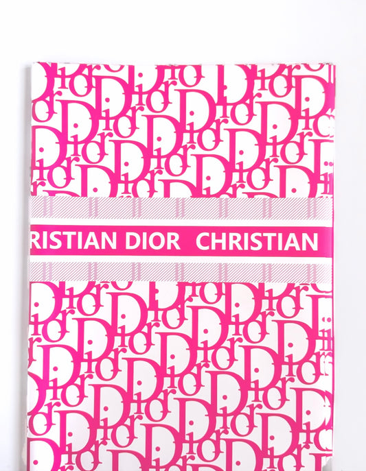 Hot Pink & White CD Wrapping Luxury Paper