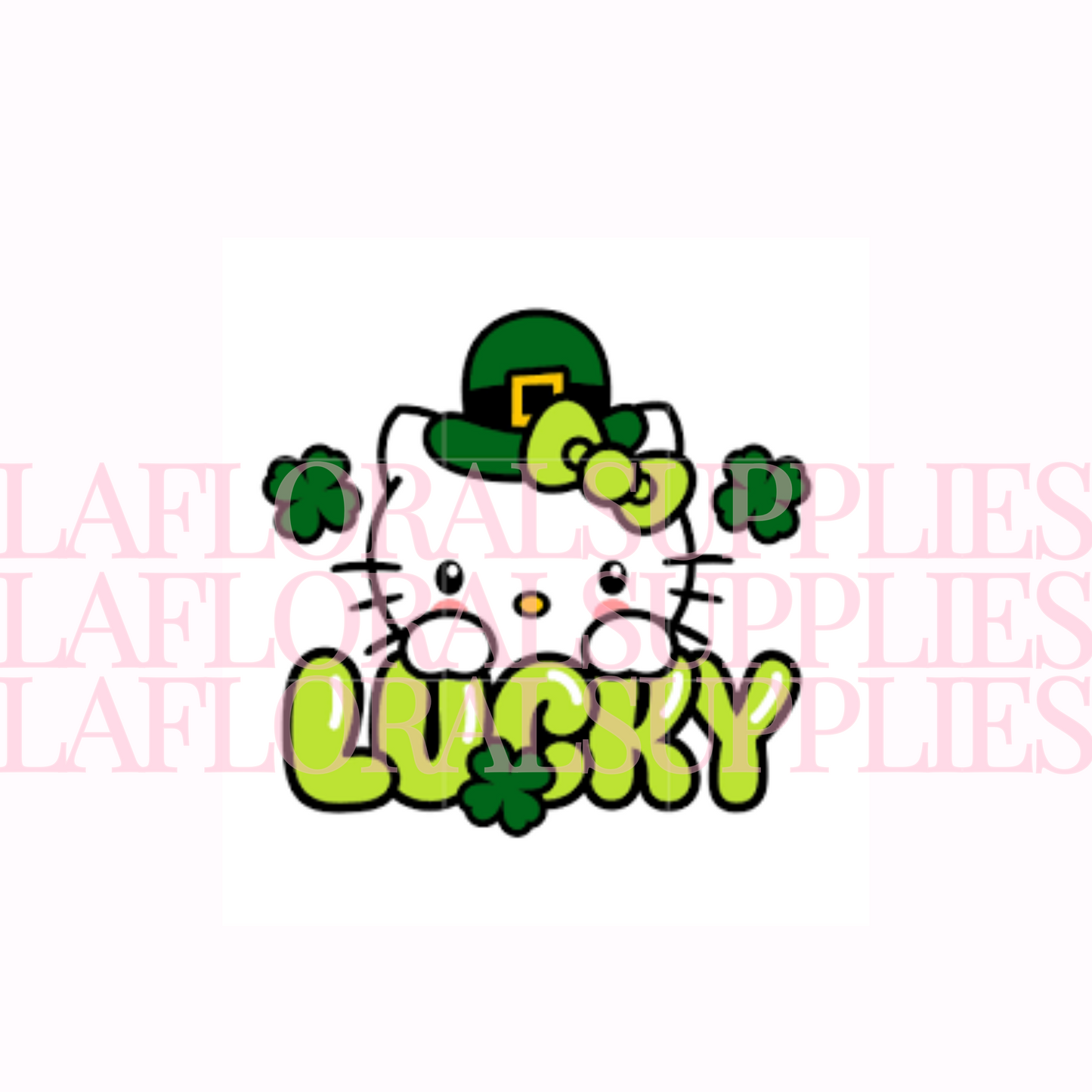 Hello Kitty St. Patrick’s Day Topper