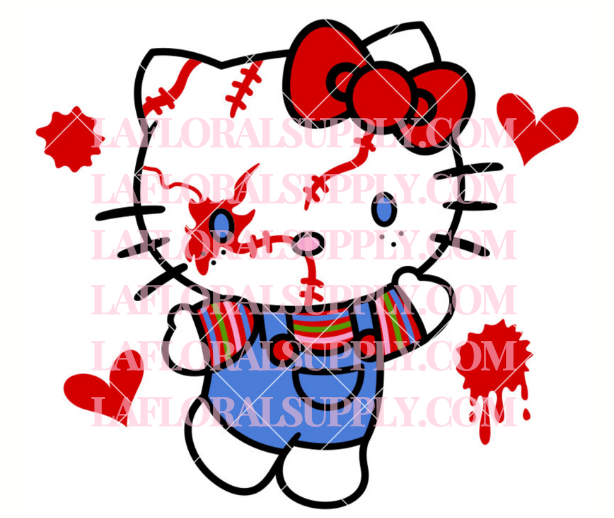 Hello Kitty Chucky Halloween Topper