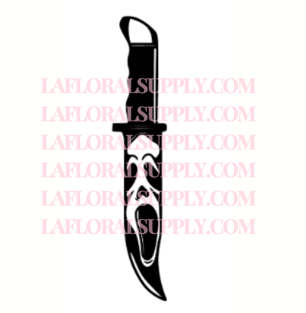 Ghostface Knife Halloween Topper