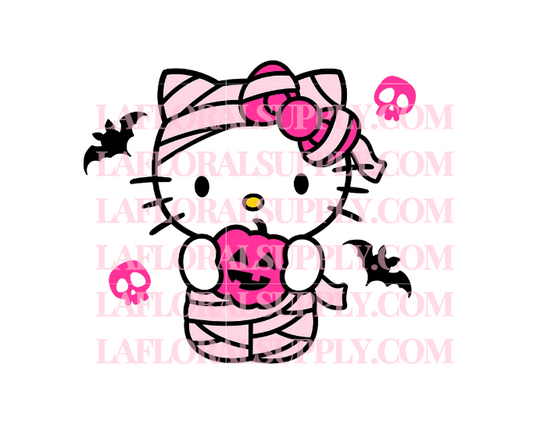 Hello Kitty Mummy Halloween Topper