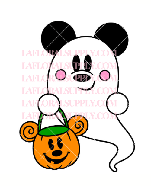 Mickey Mouse Ghost Halloween Topper