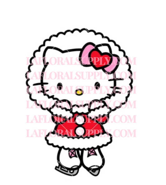 Hello Kitty Ice Girl Christmas Topper