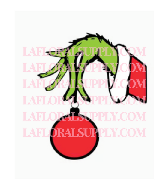 Grinch Ornament Christmas Topper