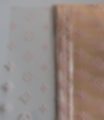 Clear Pink Luxury Floral Paper